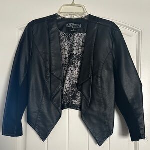 All Kris Black Faux Leather Jacket
